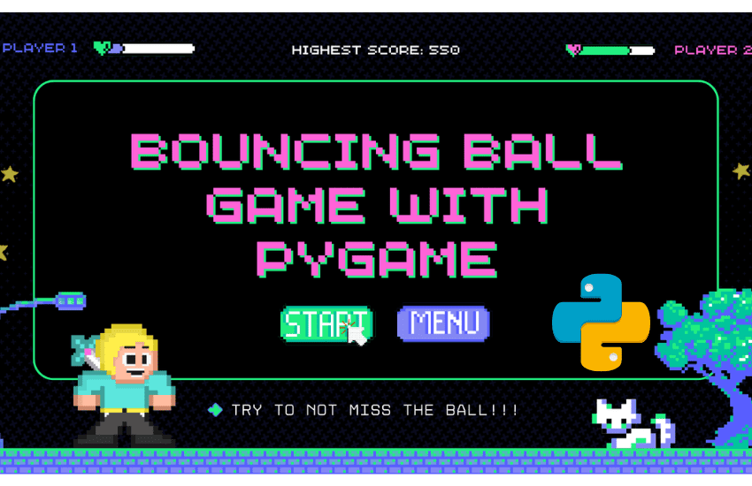 Bouncing Ball Game using Python Programming