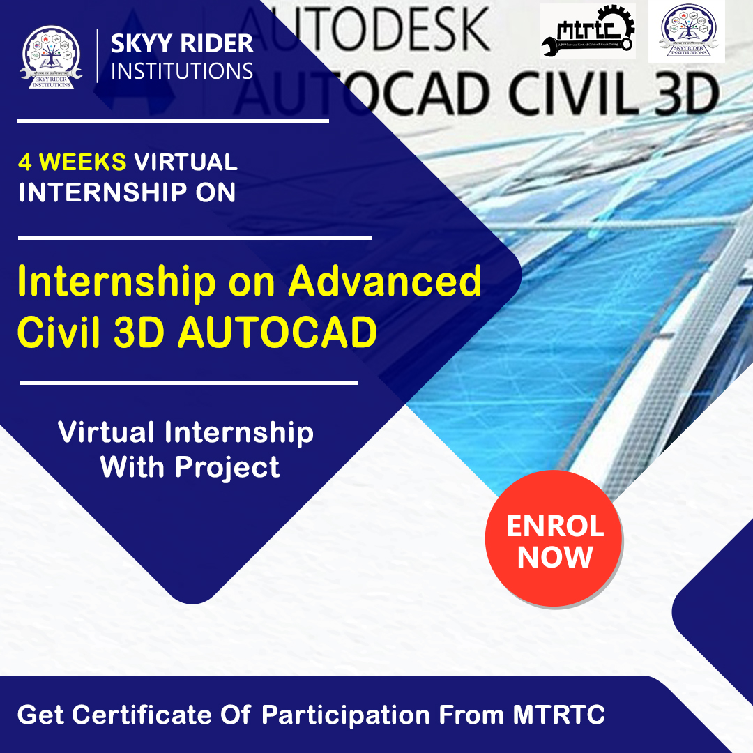 Internship on Advanced Civil 3D AUTOCAD (4 weeks)