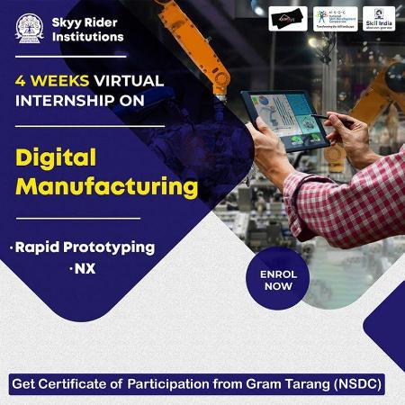 Digital Manufacturing- Internship with Project (4 Weeks)